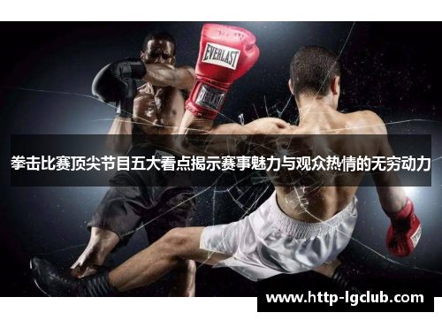 拳击比赛顶尖节目五大看点揭示赛事魅力与观众热情的无穷动力